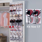 IZEYNO Over the Door Shoe Rack, 28 Large Mesh Pockets Hanging Shoe Organizer for Closet White