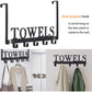 IZEYNO Over the Door Hooks, Door Mount Towel Holder, Towel Rack for Bathroom, Bedroom, Kitchen