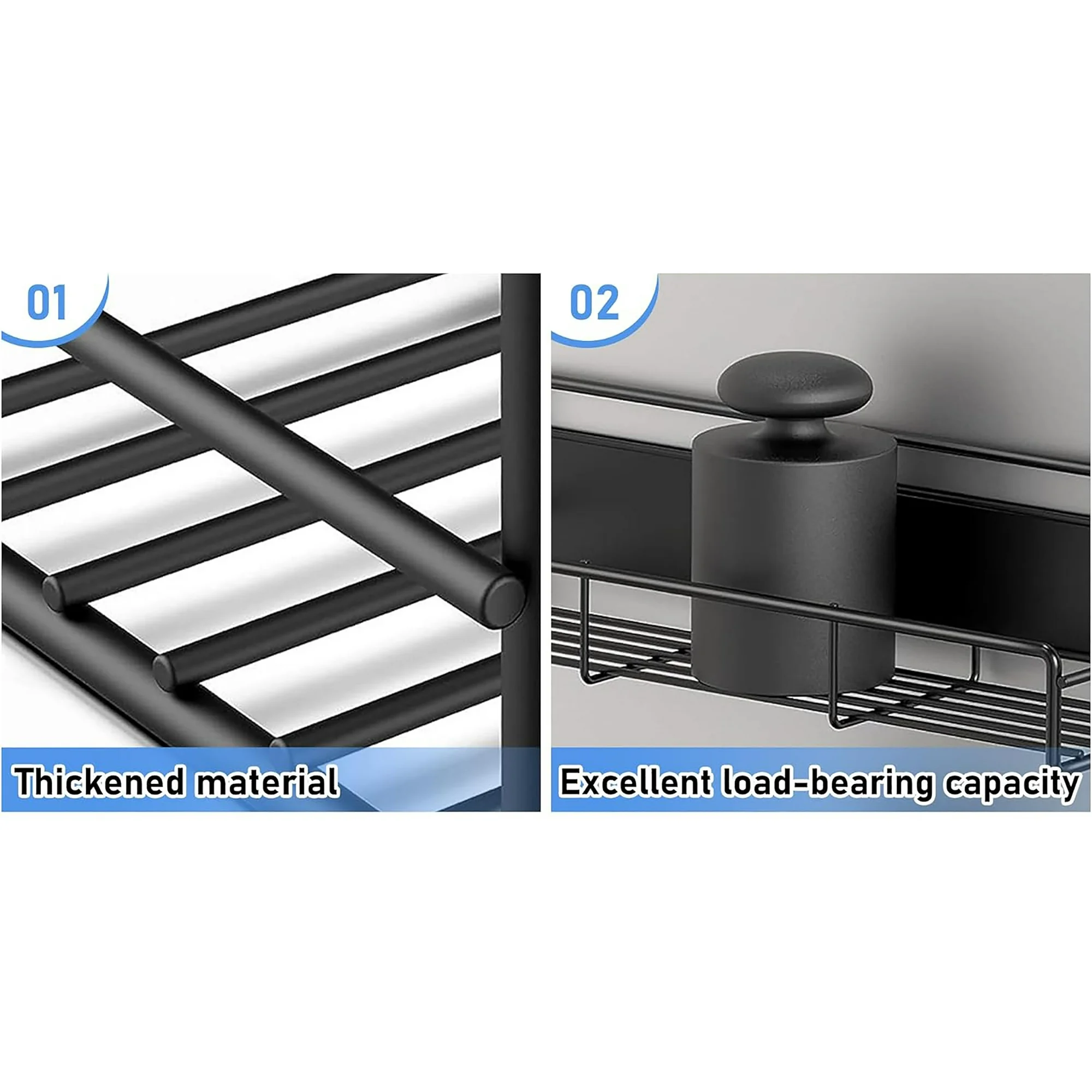 IZEYNO 4 Pack Magnetic Spice Rack for Refrigerator, Side of Fridge Storage Shelves, Kitchen Shelf Organizer - Image 5