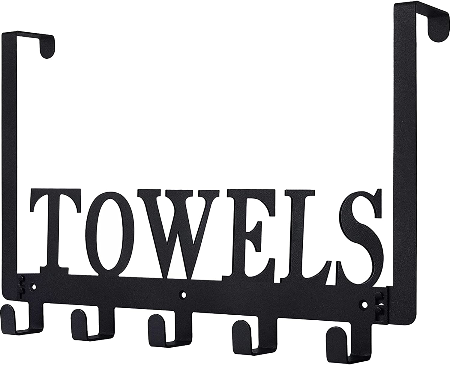 IZEYNO Over the Door Hooks, Door Mount Towel Holder, Towel Rack for Bathroom, Bedroom, Kitchen