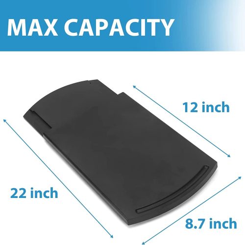 Alternative view of IZEYNO Coffee Maker Trays, Kitchen Caddy Sliding Coffee Tray Mat, 12'' Under Cabinet Appliance Coffee Maker Toaster Countertop Storage Moving Slider with Smooth Rolling Wheels