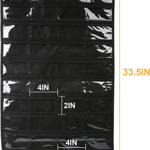 Alternative view of IZEYNO Hanging Jewelry Organizer, Accessories Organizer, 80 Pocket Organizer for Holding Jewelries